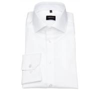 Hemd - Modern Fit - Twill - weiß - extra langer Arm 69cm Venti