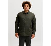 Jack & Jones Field Melange Plus Size Langarmhemd