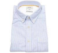 Hemd - Regular Fit - Button Down - Oxford - Streifen - hellblau / weiß Camel Active