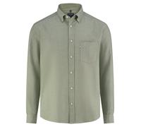 Langarmhemd OLYMP "OLYMP Casual, regular fit, Button-down", Herren, Gr. XXL, Normaler Arm, oliv, 100% Baumwolle, Hemden (33424609-XXL) oliv