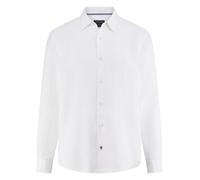 OLYMP Leinenhemd – Casual Regular Fit, Kentkragen, 1‑Knopf‑Manschette, Weiß, Gr. L