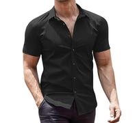 Hemd rot Shirt Oversize Herren grünes Hemd Hemd Herren atmungsaktive Shirts Herren stehkragenhemd leinen Hemden 4XL weißes Hemd Herren Slim fit Herren Hemd