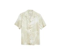 Resort Fit: Leichtes Baumwoll-Leinen-Hemd mit All-over-Print S beige|creme 2178852.81A0.S