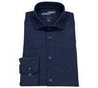 Hemd - Slim Fit - Functional Shirt - Haifischkragen - dunkelblau Pure