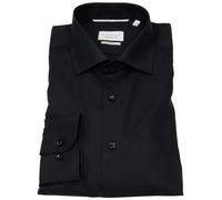 Hemd - Slim Fit - Kentkragen - schwarz Eterna