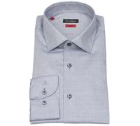 Hemd - Slim Fit - Kentkragen - Struktur - grau Roy Robson