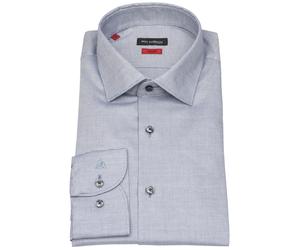 Hemd - Slim Fit - Kentkragen - Struktur - grau Roy Robson