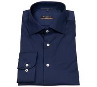 Hemd - Slim Fit - Performance Shirt - Stretch - dunkelblau Eterna
