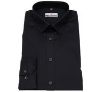 Hemd - Super Slim Fit - Kentkragen - schwarz - extra langer 69cm Arm Marvelis