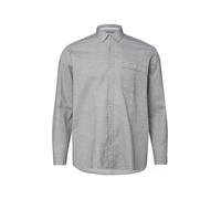 s.Oliver Hemd Regular Fit Gemustert Langarm Kentkragen Blau 3XL