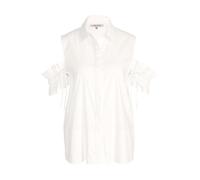 Hemdbluse ALBA MODA "Bluse Bluse", Damen, Gr. 38, weiß (sanftes weiß), Obermaterial: 73% Baumwolle CO. 23% Polyamid PA. 4% Elasthan EL., Blusen Hemdbluse (29803663-38) sanftes weiß