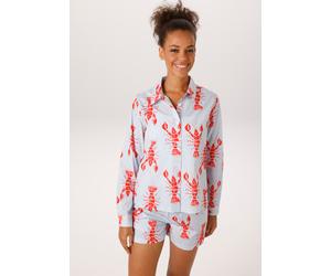 Hemdbluse ANISTON CASUAL, Damen, Gr. 44, weiß, hellblau, rot, rosa, Web, Obermaterial: 100% Baumwolle, bedruckt, gestreift, lässig geschnitten hüftlang, 1-Knopf-Manschette, Blusen Hemdbluse, gestreift