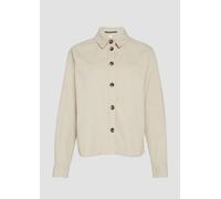 Hemdbluse aus Feinkord 34 Beige 2157610.8021.34