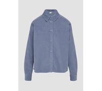 Hemdbluse aus Feinkord 36 blau 2157610.5275.36