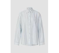 Hemdbluse aus Leinenmix im Relaxed Fit 34 blau 2171654.50G0.34