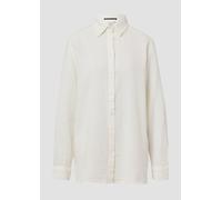 QS Damen 2165941 Bluse Langarm, Ecru, 38 cm