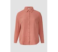 Hemdbluse aus Musselin im Oversize-Schnitt 52 Orange 2171435.2080.52