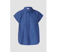 s.Oliver RED LABEL Relaxed Fit Hemdbluse aus reine Baumwolle in Ocean, Größe 38