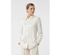 Hemdbluse aus Satin creme 32