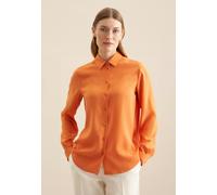 Hemdbluse aus Viskose regular fit Orange 40 (60.133511-0069-40)