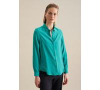Hemdbluse aus Viskose regular fit Türkis 34 (60.133511-0054-34)