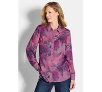 Hemdbluse aus Viskose-Satin lila 24