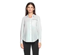 Betty Barclay Hemdbluse Damen mit Kragen Weiß Größe 46 70% Baumwolle, 27% Polyester, 3% Elasthan