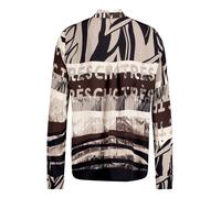 Betty Barclay Hemdbluse mit Schmucksteinen 100% Viskose Damen Beige/Schwarz Gr. 44