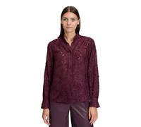 Betty & Co Damen Hemdbluse mit Struktur 38, Dark Aubergine