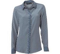 Druckbluse HEINE, Damen, Gr. 40, blau (blau, rosé), 100% Viskose, bedruckt, gemustert, Blusen Druckbluse (65137409-40) blau, rosé
