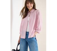 Cecil Seersucker Hemdbluse Beetroot pink L
