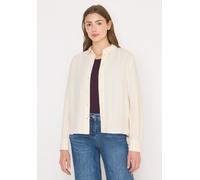 Hemdbluse CECIL, Damen, Gr. L (42), beige (oat milk beige melange), Stoff, 70% Polyester, 30% Viskose, unifarben, normal normal, V-Ausschnitt, Bündchen, Blusen Hemdbluse, mit Brusttasche (73725954-L) 