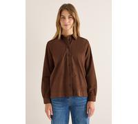 CECIL Damen 3412160 Cord Hemdbluse, Mocha Caramel, Medium
