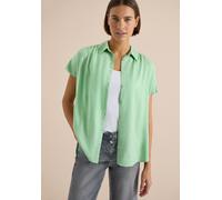 Hemdbluse CECIL, Damen, Gr. XL (44), juicy lime, Stoff, 100% Viskose, unifarben, klassisch normal, V-Ausschnitt, Bündchen, Blusen Hemdbluse, im Basic-Style (53518161-XL) juicy lime