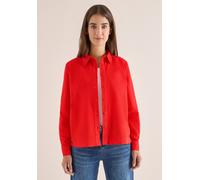 Hemdbluse CECIL, Damen, Gr. XL (44), pumpkin orange, Web, 100% Baumwolle, unifarben, normal normal, V-Ausschnitt, Bündchen, Blusen Hemdbluse, aus reiner Baumwolle (89600245-XL) pumpkin orange