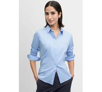 Hemdbluse CINQUE "CISARY", Damen, Gr. S (36), blau (hellblau), Web, Obermaterial: 100% Baumwolle, unifarben, gerade hüftbedeckend, 1-Knopf-Manschette, Blusen Hemdbluse, mit Reverskragen (25812333-S) h