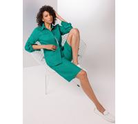 Hemdbluse CREATION L PREMIUM, Damen, Gr. 46, grün (smaragd), 100% Leinen, unifarben, Blusen Hemdbluse (61779352-46) smaragd