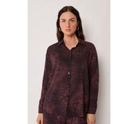 Hemdbluse Dark Animalier Braun M/L