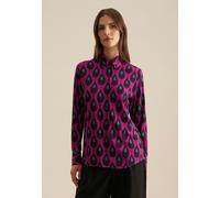 Seidensticker Hemdbluse mit Knopfleiste in Fuchsia, Größe 34