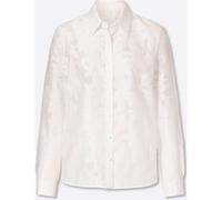 Langarmbluse HEINE, Damen, Gr. 44, weiß (ecru), 70% Polyester, 30% Polyamid, unifarben, Blusen (52892947-44) ecru