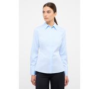 Hemdbluse ETERNA "FITTED", Damen, Gr. 38, blau (hellblau), 74% cotton, 5% Elasthan, 21% Polyamid, casual, schmal, Blusen (77293317-38) hellblau