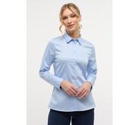 Hemdbluse ETERNA "FITTED", Damen, Gr. 44, hellblau, 95% Baumwolle, 5% Elasthan, schmal, Blusen Hemdbluse, EASY IRON (bügelleicht) (44217127-44)