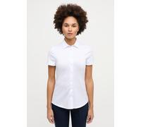 Hemdbluse ETERNA "FITTED", Damen, Gr. 46, weiß, 95% Baumwolle, 5% Elasthan, schmal, Blusen Hemdbluse, NON IRON (bügelfrei) (88698727-46)