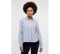 Hemdbluse ETERNA "LOOSE FIT", Damen, Gr. 38, navy, 100% Baumwolle, Blusen Hemdbluse, EASY IRON (bügelleicht) (57438728-38)