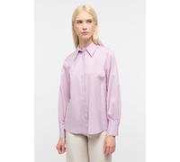 Hemdbluse in lavender unifarben 40