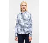 Hemdbluse ETERNA "LOOSE FIT", Damen, Gr. 42, hellblau, 70% Baumwolle, 30% Lyocell, schmal, Blusen Hemdbluse, EASY IRON (bügelleicht) (58008956-42)