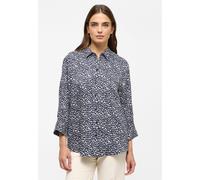 Hemdbluse ETERNA "LOOSE FIT", Damen, Gr. 42, navy, 100% Viskose, Blusen Hemdbluse (68512937-42)