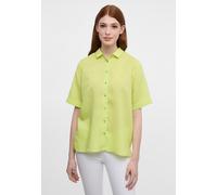 Hemdbluse ETERNA "LOOSE FIT", Damen, Gr. 48, acid lemon, 38% Leinen, 62% Lyocell, Blusen Hemdbluse (20900156-48)