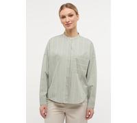 Hemdbluse ETERNA "OVERSIZE FIT", Damen, Gr. 38, salbeigrün, 100% Baumwolle, normal, Blusen Hemdbluse, EASY IRON (bügelleicht) (18760825-38)