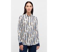 ETERNA Hemdbluse mit Knopfleiste in Blau, Größe 38